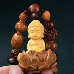 Natural Bodhi Car/Bag Charm For A Safe Journey-Buddha's Blessing Style