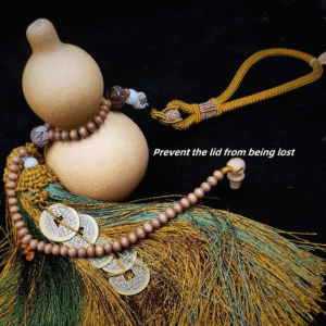 Natural open-lid gourd that can ward off evil spirits and attract wealth